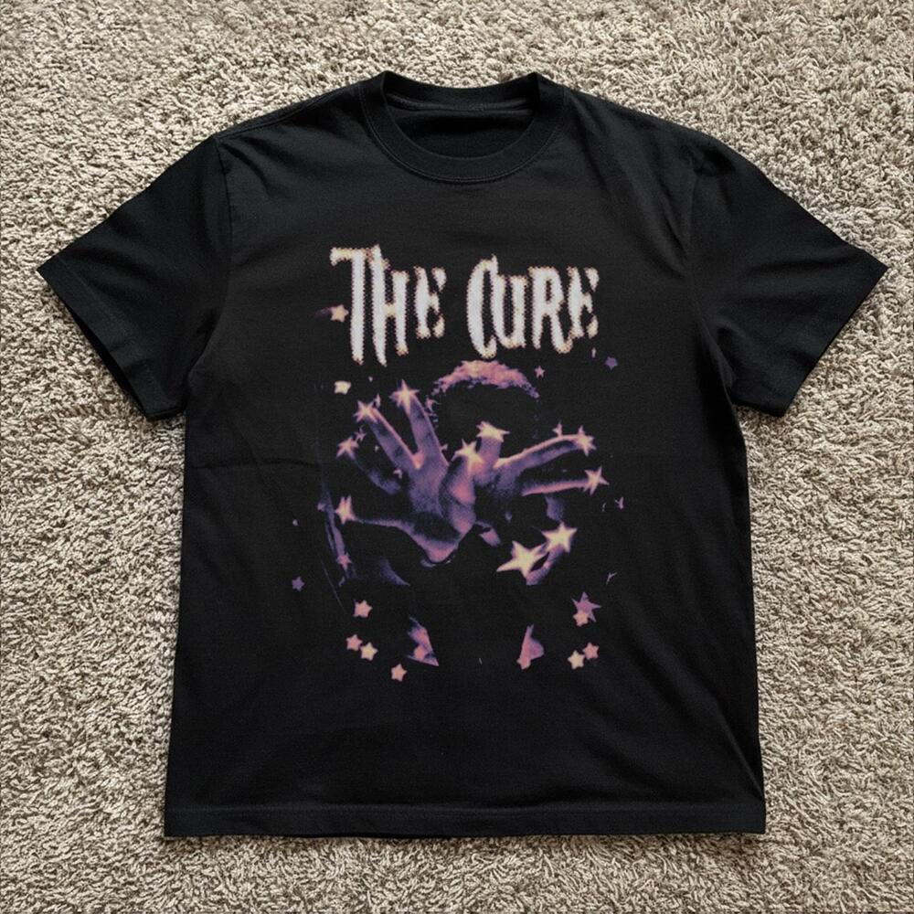 Black The Cure Tee